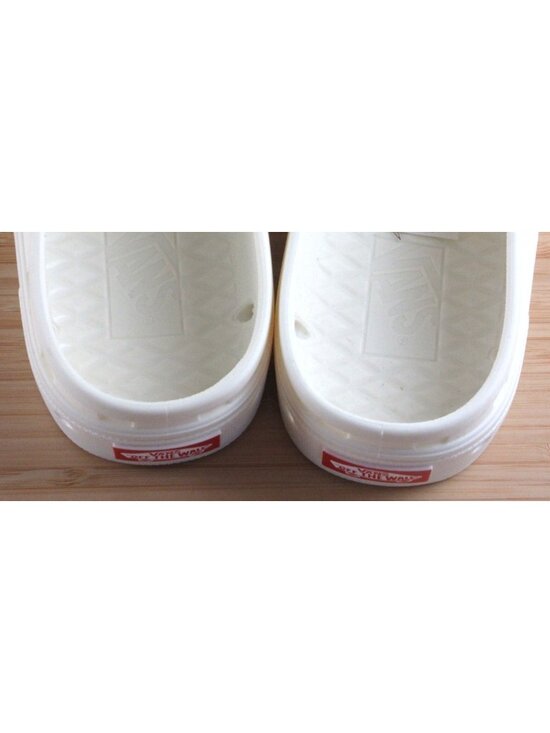 Vans Men\'s Slip On Mule Trek Marshmallow White Rubber Water Shoes Size 13 NWT main image 6